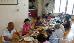 대한노인회옥천군지회, 9988 행복나누미 ‘요리수업’ 인기짱