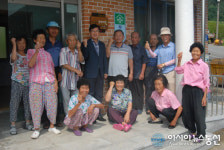 합천 봉산면 노곡 2구 마을, 소각산불 없는 녹색마을 현판식
