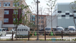 충남교육청 덕산중학교 부실시공…철근 빼돌린 의혹제기