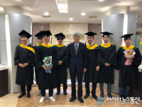 경상대 지능형메카트로닉스공학과 1회 졸업생  ‘전원 석사모’