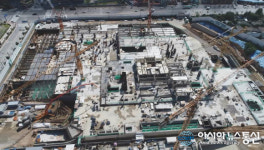 지상으로 모습 드러낸 의정부 을지대학교병원