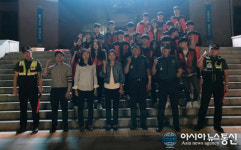 평택경찰 서정지구대, 국제大 SAFETY 합동 도보 순찰 실시