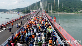 남해안 해안루트 중심 노량대교 베일을 벗다