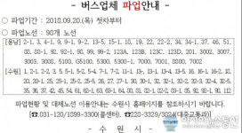 파업예고한 수원여객 극적 협상타결..용남여객 재협상 가능