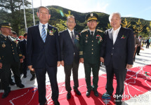 상주 화령전승기념관 개관식 참석한 이정백 전 상주시장