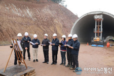 증평군의회, 주요건설사업장 현지조사