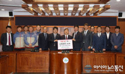 밀양시 5개 청년회, 취약계층 난방텐트 86개 기탁