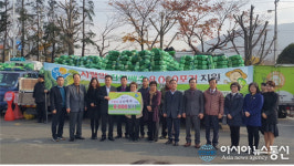 부산시 반여동농산물시장, 사랑의 김장배추 나눔