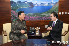 이성호 양주시장, 육군 제1군단장 면담...'헬기부대 이전 재검토' 촉구