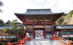 일본 사가현 유토쿠이나리 신사 입구