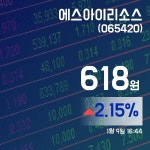 (종목상세정보) 9일 에스아이리소스주가 618원