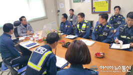 덕진경찰서장, 아중지구대 치안현장 방문