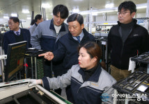 허성곤 김해시장, 지역경제 활성화 위해 산업현장 방문