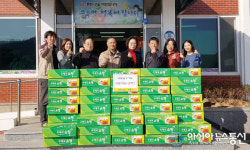 상주 이안농장 곽홍기 씨 매년 사과 기부
