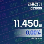 ㈜삼륭교역 | (주가정보) 7일 제룡전기현재 주식 거래가격 11,450원