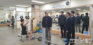 서정두 의창구청장, 창원시립곰두리국민체육센터 찾아 간담회