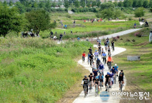 ‘자전거 도시’ 증평군…남차1교~좌구산휴양랜드 2.5km 구간 착공
