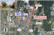 대전시 유성대로 도로구조 개선 공사 본격화