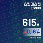 (주식시세) 20일 스킨앤스킨현재 주식 거래가격 615원