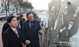 황인호 동구청장, 인동 3·16만세로 광장 현장점검