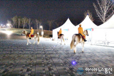 [포토] 세종시 횃불만세운동...호수공원 일본순사들