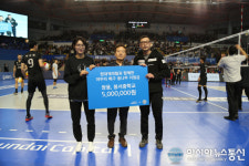 천안 아라리오, 배구 꿈나무 지원...다양한 서포트 계속 할 것