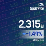 (증시보고) 6일 CS현재가 2,315원