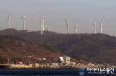 영월군 무릉도원면 주민들 원주시 풍력발전 반대 궐기대회
