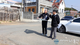 서정두 의창구청장, 동읍 노선개설 사업현장 점검