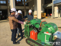 경주시농기계임대사업소, 농기계안전교육 큰 호응