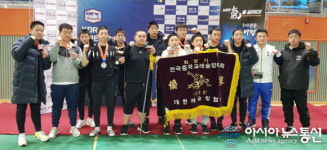 부산 재송중, 전국회장기 레슬링대회 종합우승