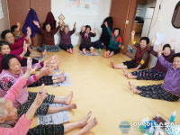 옥천군 군서면 ‘발 관리 교실’ 큰 인기