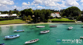 모리셔스 북쪽 작은 어촌마을