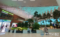 공항 이용객들 담소 위한 인천국제공항 쉼터