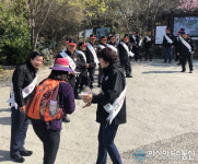 성산구, 대암산 등산로 입구서 ‘산불방지 캠페인’