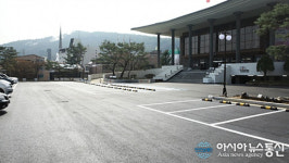 용인시문예회관 처인홀 주차장 확장공사 완료