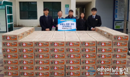 주상규 씨 가족, 의창구에 사랑의 라면 250박스 기탁
