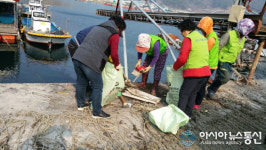 통영 도산면 양지패류양식 자율관리 어업공동체, 환경정비 활동