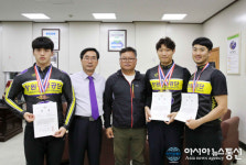 창원경륜공단 사이클팀, 대통령기서 금1, 은1, 동1 획득
