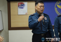 인천계양경찰서 계양산지구대,재빠른 하임리히법 응급처치로 기도폐쇄 된 남성 생명 구해