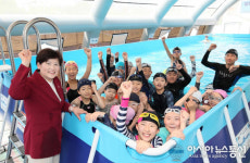 대구 문성초, 에어돔식 수영장 개장…생존수영 교육