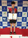 의령중학교 탁구부 3관왕