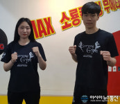 프로복싱 한국챔피언에 도전하는 김해 소룡체육관 선수들