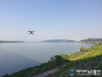 남양주시, 천연추출물 이용한 삼패한강공원 드론방역