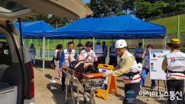 의령군보건소, 불시 재난응급의료 출동훈련