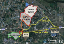 김제시, 국도21호선~지방도735호선 연결하는 교차로 설치 건의