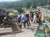 합천 율곡면, 지역사회 힘 모아 화재피해가구 복구지원