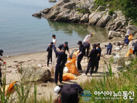 진해구, ‘바다의 날’ 정화기간 해안변쓰레기 10톤 수거