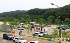 청주시 미래지 오토캠핑장 힐링공간 부상