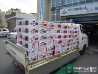 밀양시 내이동 신라해장국, 취약계층 복수박 기증